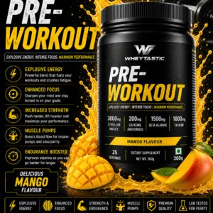 Wheytastic Pre-Workout – Mango Madness