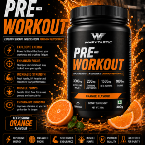 Wheytastic Pre-Workout – Orange Fury
