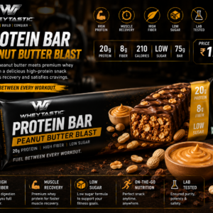 Wheytastic Protein Bar – Peanut Butter Blast